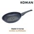 [KOMAN] 2 Piece Set : BlackWin Titanium Coated Frying Pan 28cm+Frying Pan 20cm - Nonstick Cookware 6-Layers Coationg Die Casting Frying Pan - Made in Korea
